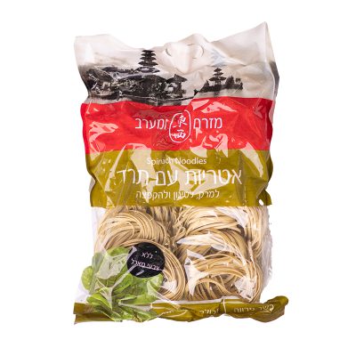 איטריות עם תרד